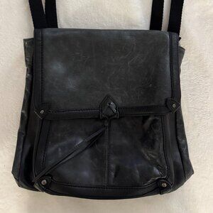 The Sak Women's Ventura Leather Convertible Backpack - Black